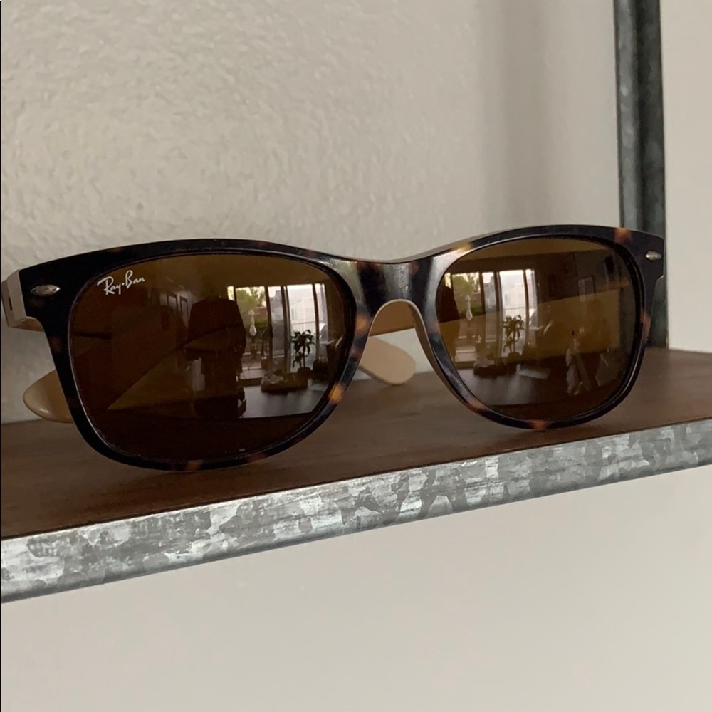 Ray-Ban Tortoise and Cream Wayfarer
